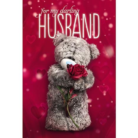 3D Holographic Darling Husband Me to You Bear Anniversary Card £4.25